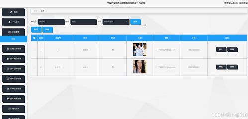 全國汽車銷售信息查詢系統的設計與實現